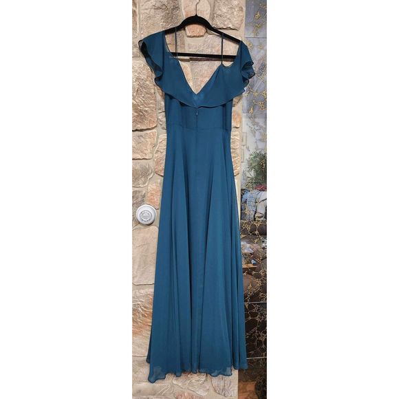 Anthropologie BHLDN Jenny Yoo Mila Gown Dress Size 4. B23 - Picture 4 of 9